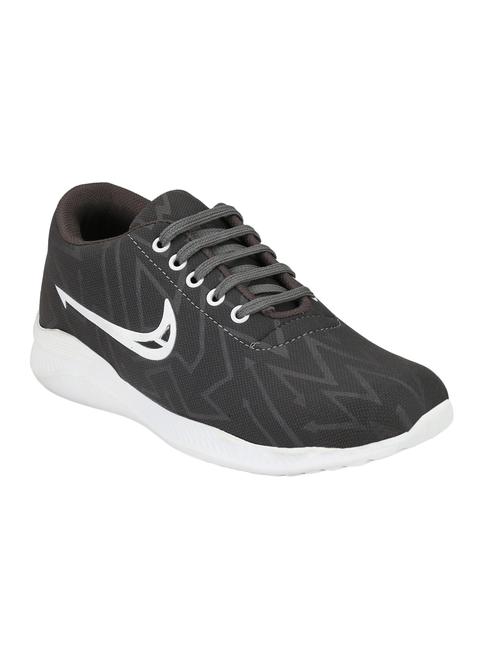 grey lace up sport shoes - 15769552 - Standard Image - 1