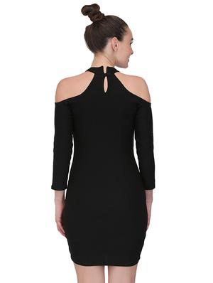 cold shoulder bodycon dress - 15769876 - Standard Image - 3