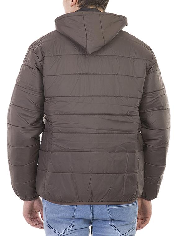 brown polyester quilted jacket - 15770052 - Zoom Image - 3