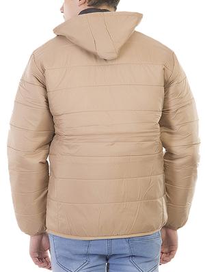 beige polyester quilted jacket - 15770053 - Standard Image - 3