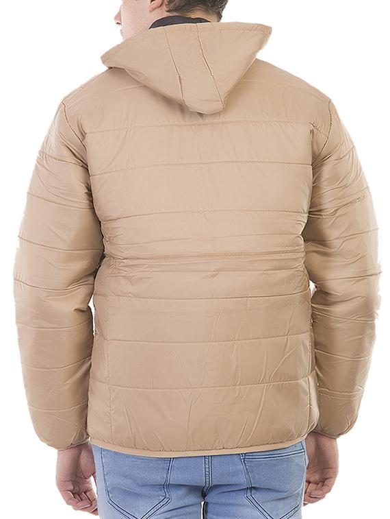 beige polyester quilted jacket - 15770053 - Zoom Image - 3