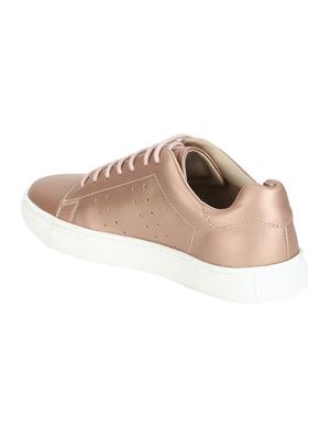 gold lace-up sneakers - 15770079 - Standard Image - 3