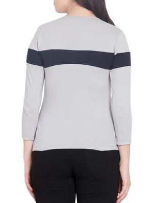 graphic print round neck tee - 15770229 - Standard Image - 3