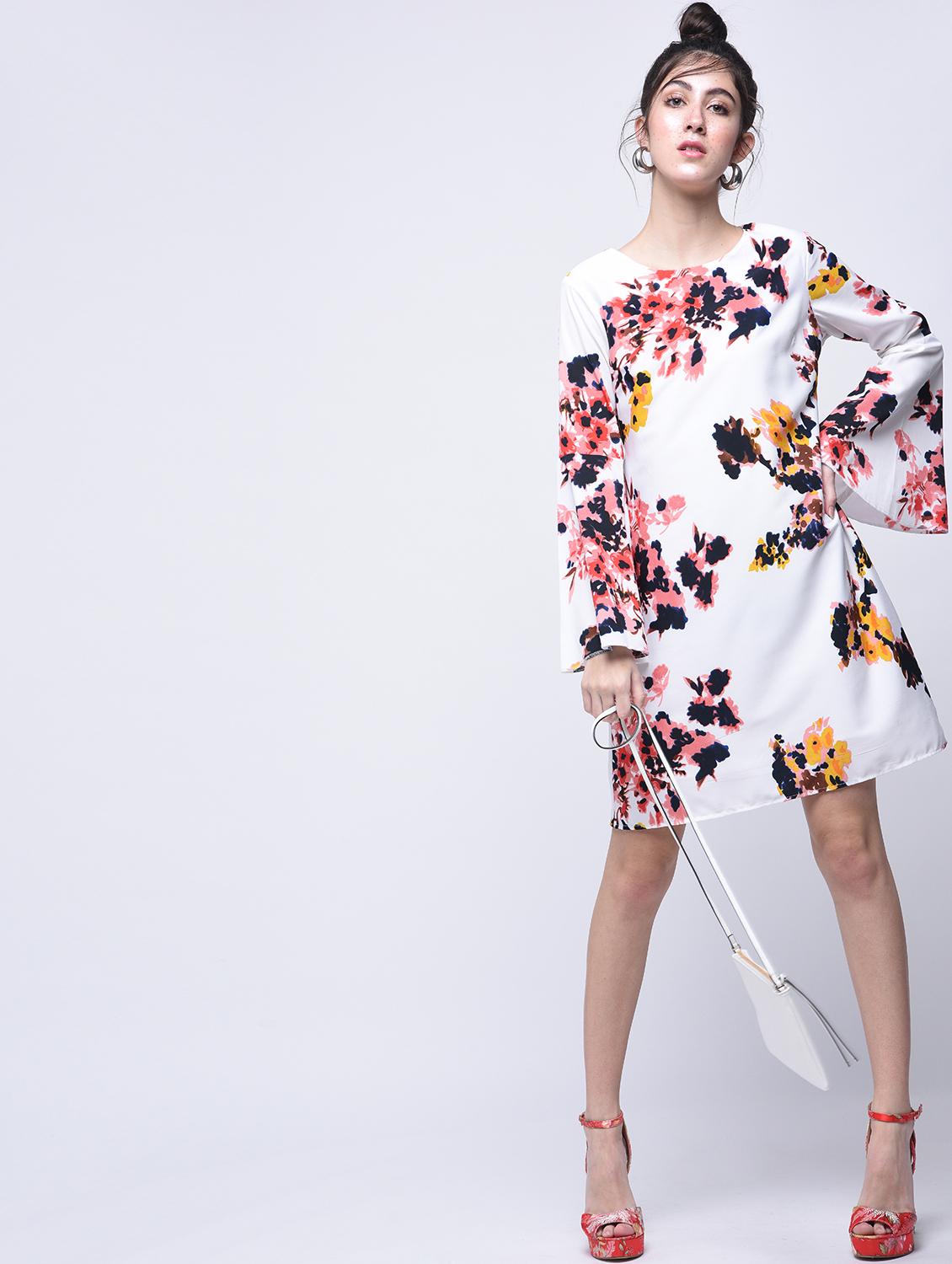 floral a-line dress - 15770575 - Zoom Image - 3