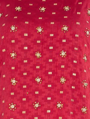 embellished unstitched churidaar suit - 15771945 - Standard Image - 3