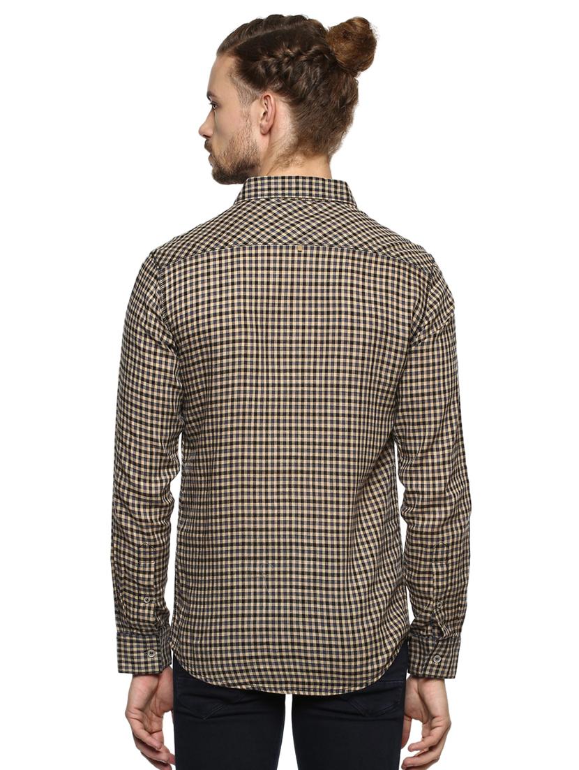 multicolor checkered casual shirt - 15772585 - Zoom Image - 3