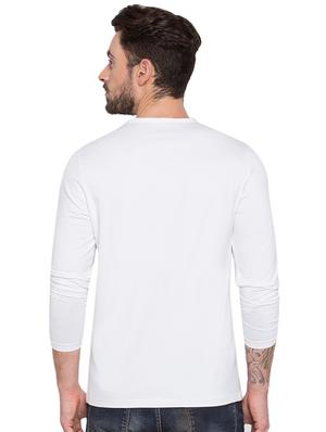 solid white v-neck t-shirt - 15772933 - Standard Image - 3