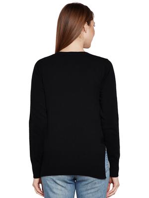 side slit ribbed edge pullover - 15773378 - Standard Image - 3