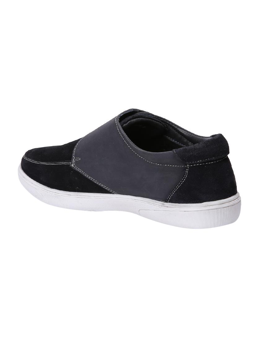 blue leather casual slip ons - 15776673 - Zoom Image - 3