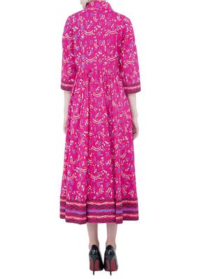 flared printed kurta - 15778848 - Standard Image - 3
