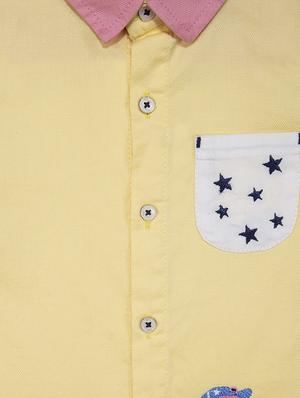 yellow cotton shirt - 15780516 - Standard Image - 3