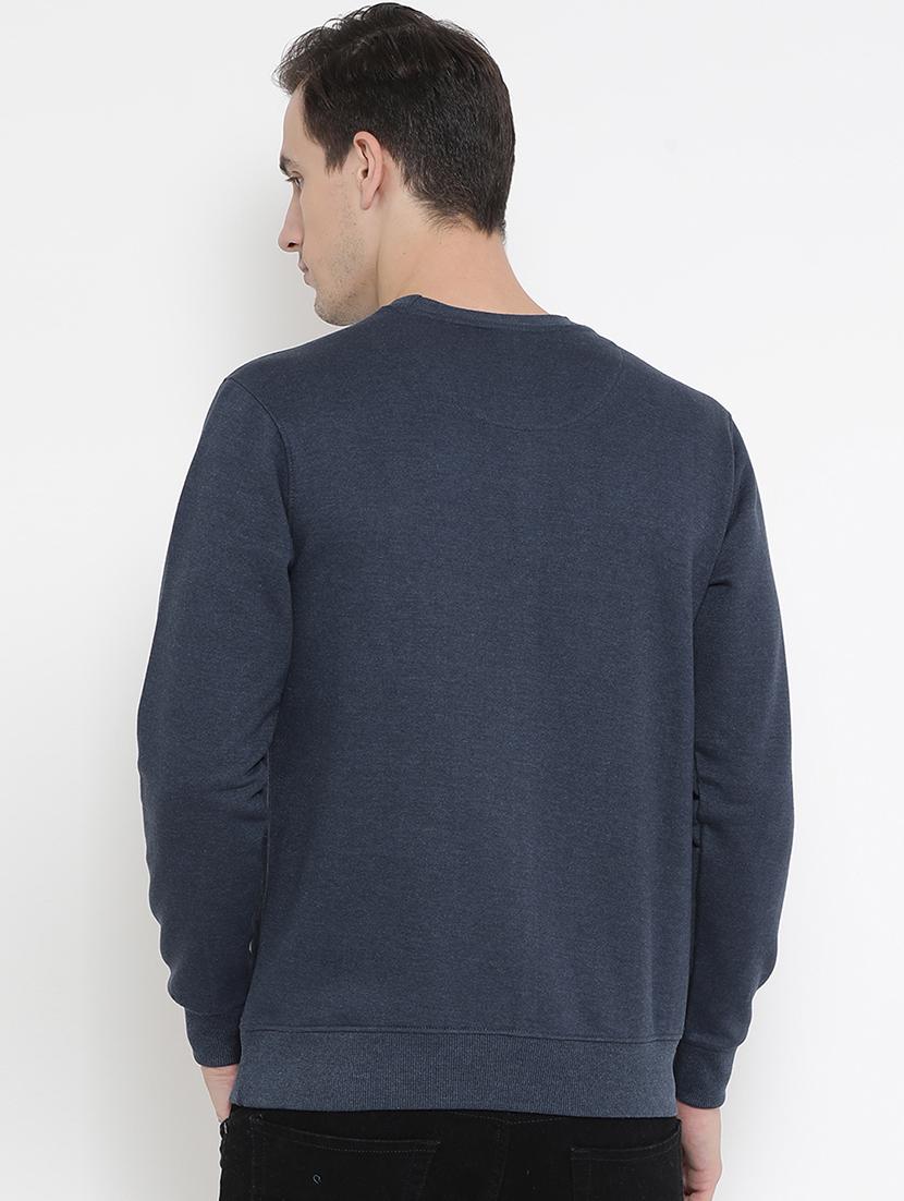 blue cotton sweatshirt - 15781763 - Zoom Image - 3