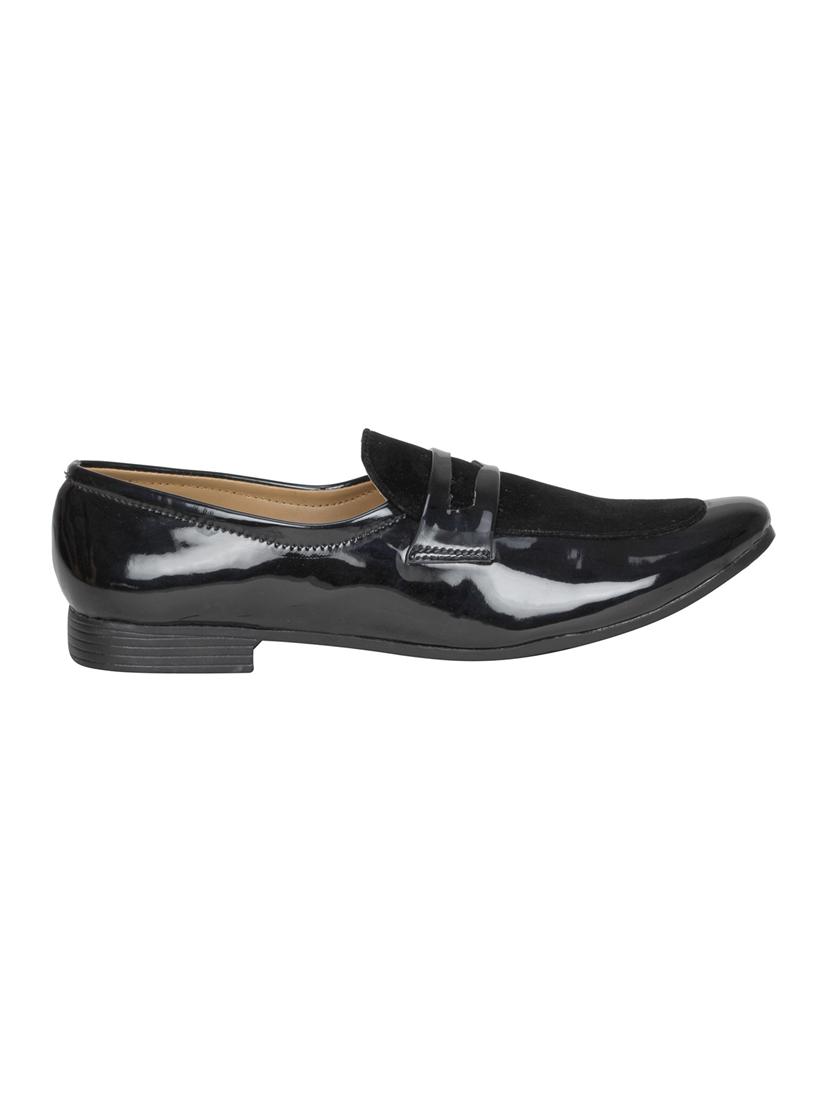 black patent leather slip ons - 15782254 - Zoom Image - 3