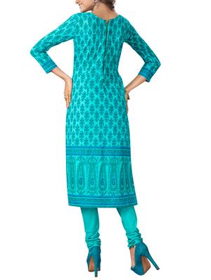 printed unstitched churidaar suit - 15782426 - Standard Image - 3