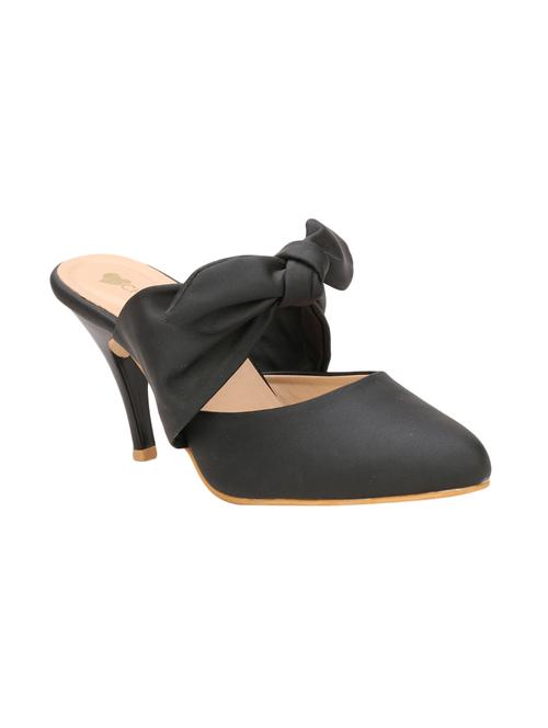 black slip on mules sandals - 15783119 - Standard Image - 1