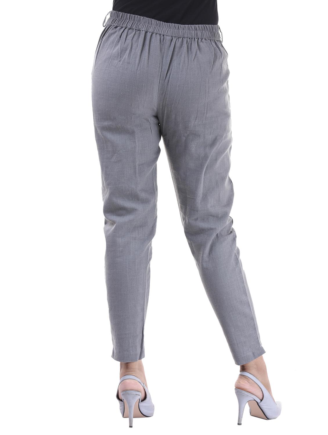 Pleated front gathered back trousers - 15784933 - Zoom Image - 3