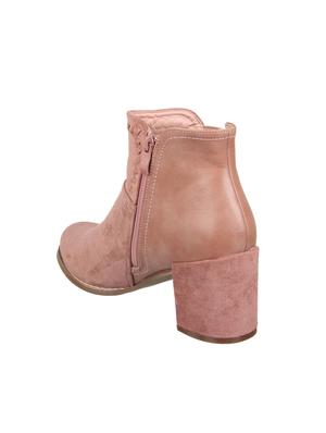 pink ankle zipper boots - 15786674 - Standard Image - 3