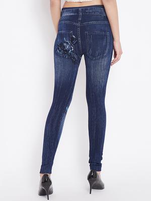 back pocket detail denim jeggings - 15788761 - Standard Image - 3