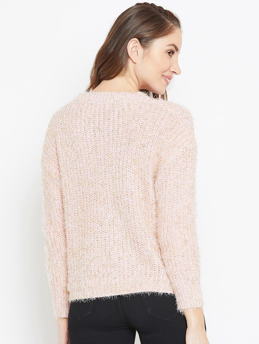 pearl embellished drop shoulder pullover - 15790519 - Zoom Image - 3
