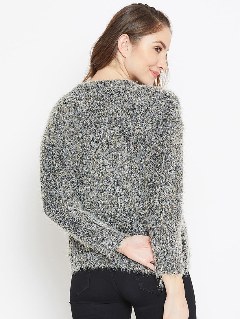 pearl embellished drop shoulder pullover - 15790521 - Zoom Image - 3