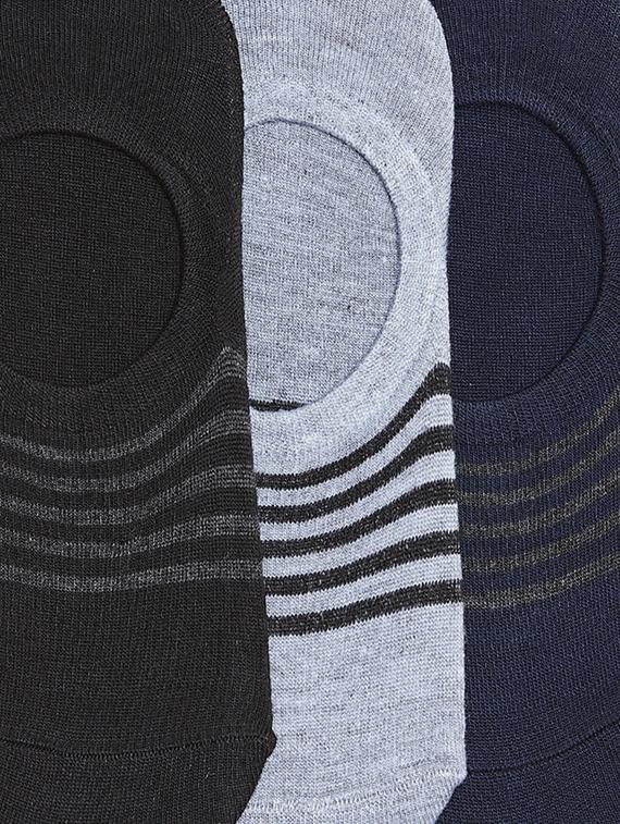 multi colored cotton no show socks - 15791695 - Zoom Image - 3