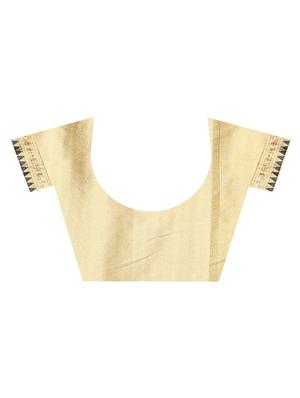 zari striped saree with blouse - 15792355 - Standard Image - 3