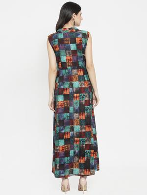Printed flared regular shrug - 15792937 - Standard Image - 3