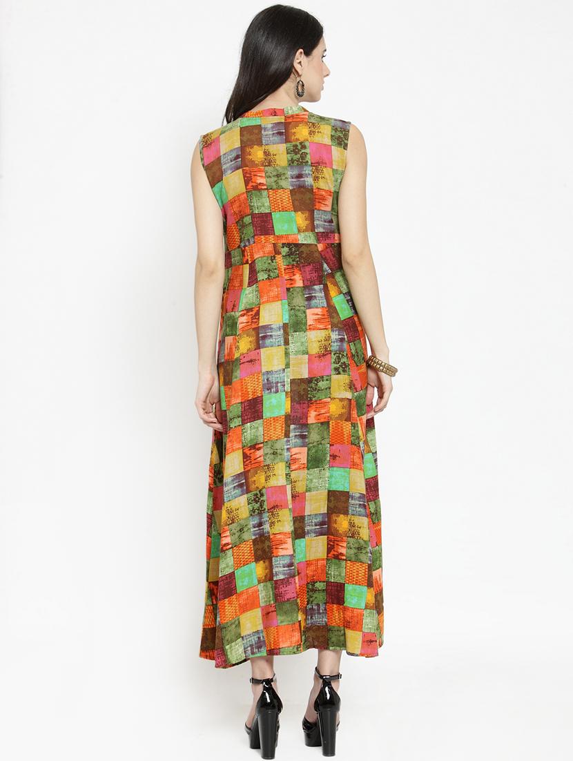 Printed flared regular shrug - 15792938 - Zoom Image - 3