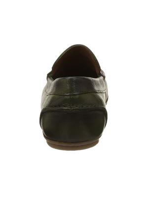 green Leather slip on loafers - 15793399 - Standard Image - 3