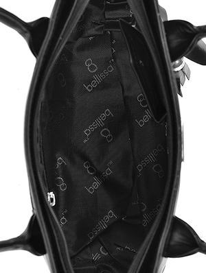 black leatherette (pu) regular handbag - 15794948 - Standard Image - 3
