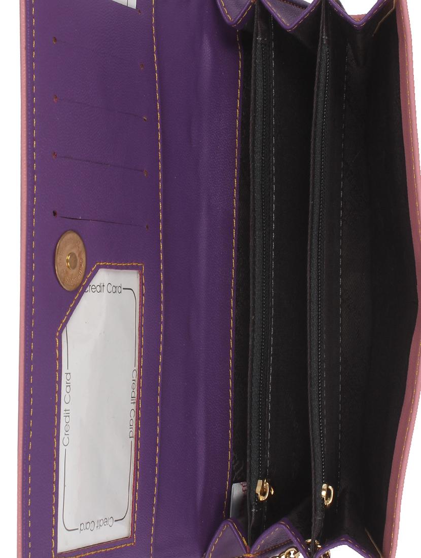 pink leatherette (pu wallet - 15795542 - Zoom Image - 3