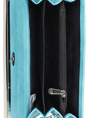 blue leatherette (pu) regular purse - 15795560 - Standard Image - 3