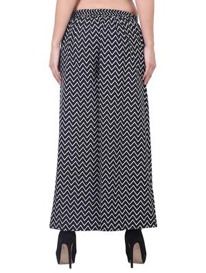 chevron print flared palazzo - 15796320 - Standard Image - 3
