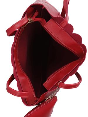 red leatherette (pu) regular tote - 15796398 - Standard Image - 3