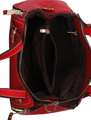 red leatherette (pu) regular sling bag - 15796459 - Standard Image - 3