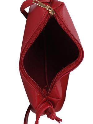 red leatherette (pu) regular sling bag - 15796513 - Standard Image - 3