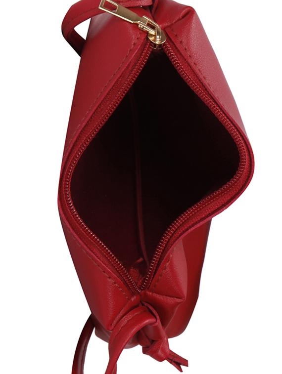 red leatherette (pu) regular sling bag - 15796513 - Zoom Image - 3