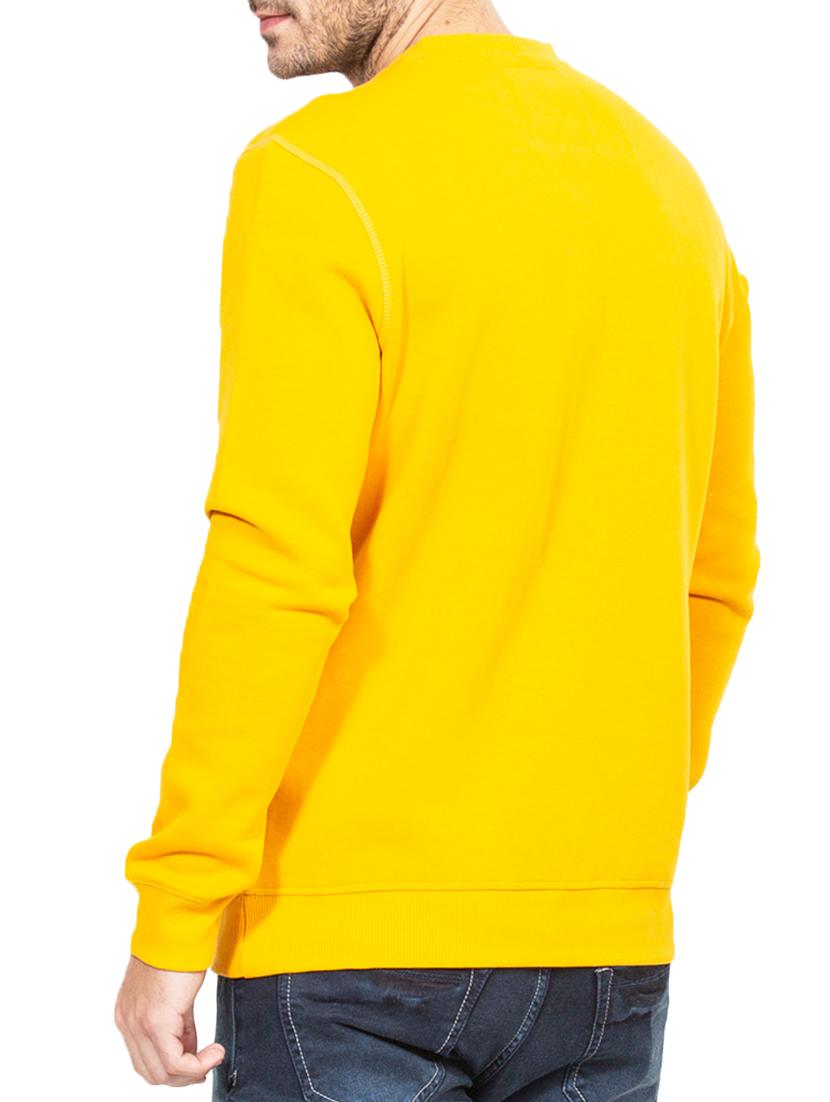 yellow hoisery chest print sweatshirt - 15797196 - Zoom Image - 3
