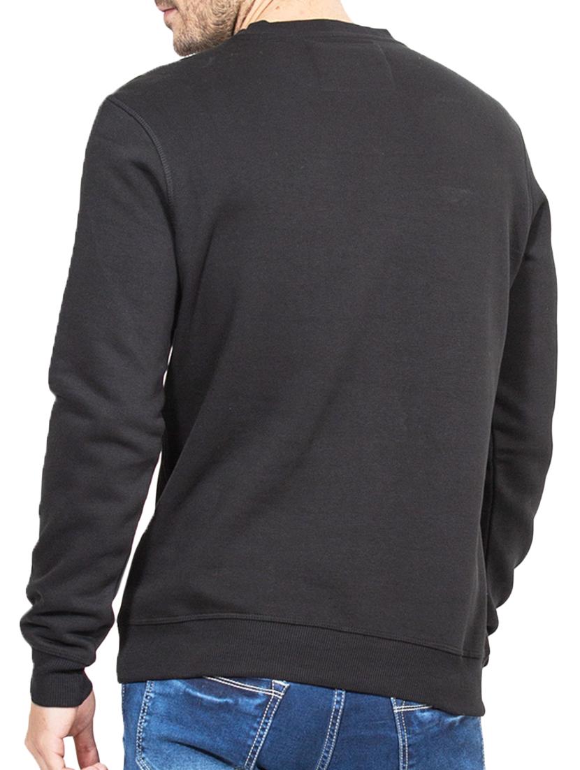 black hoisery chest print sweatshirt - 15797204 - Zoom Image - 3