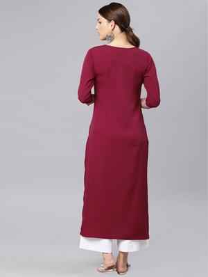 Straight printed kurta - 15797953 - Standard Image - 3