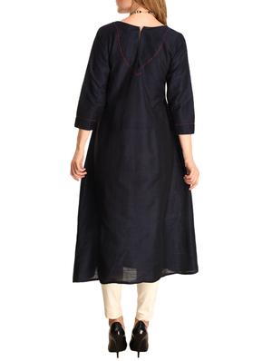 embroidered flared kurta - 15798364 - Standard Image - 3