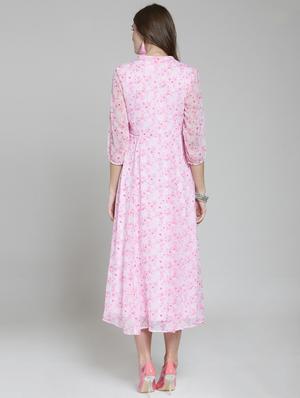 floral flared dress - 15802827 - Standard Image - 3