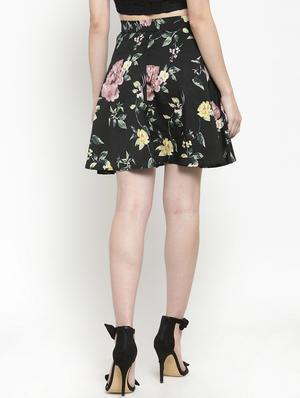 floral flared skirt - 15802830 - Standard Image - 3