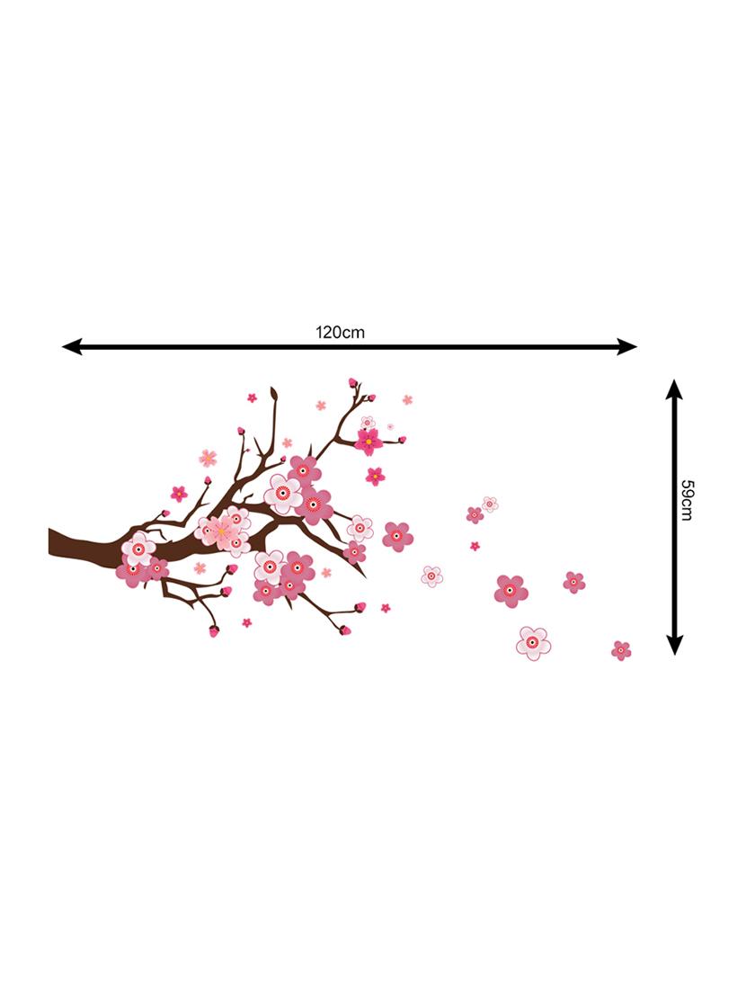 Sehaz Artworks Sakura-flowers Multicolor Wall Sticker - 15802864 - Zoom Image - 3