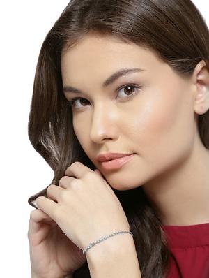 silver plated beaded bracelet - 15803047 - Standard Image - 3