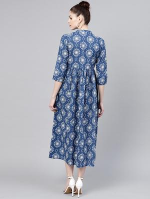 Pleated button detail maxi dress - 15803580 - Standard Image - 3