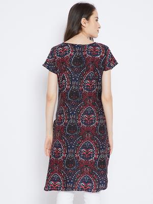 digital printed high-low kurti - 15803761 - Standard Image - 3