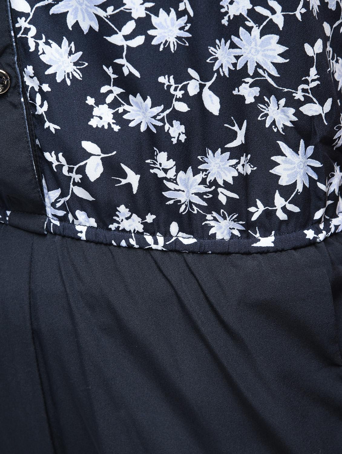 button detail floral jumpsuit - 15803784 - Zoom Image - 6