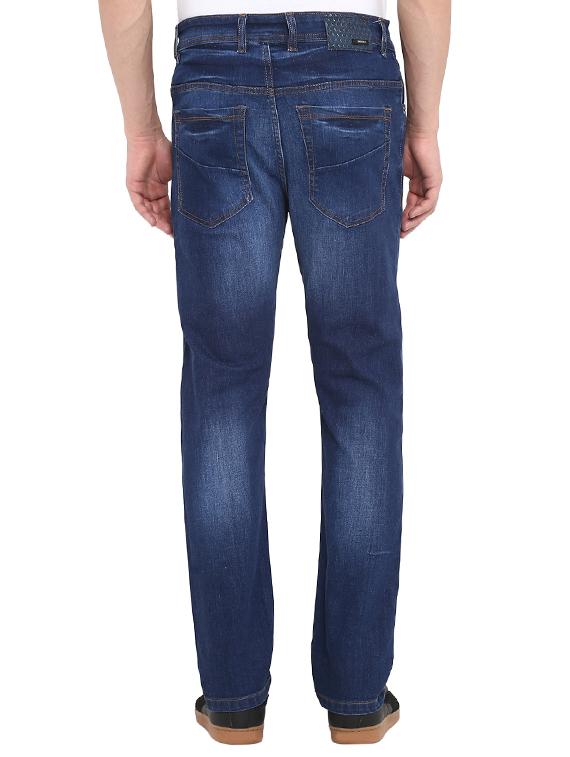 blue cotton washed jeans - 15804846 - Zoom Image - 3