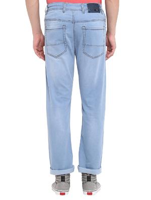 blue cotton washed jeans - 15804848 - Standard Image - 3